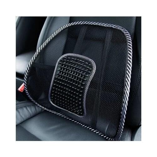 Lumbar traction device Back Massage Mesh Cloth Car Seat Cushion Lumbar Waist Support Massager Pillow Ventilate Breathable Tool