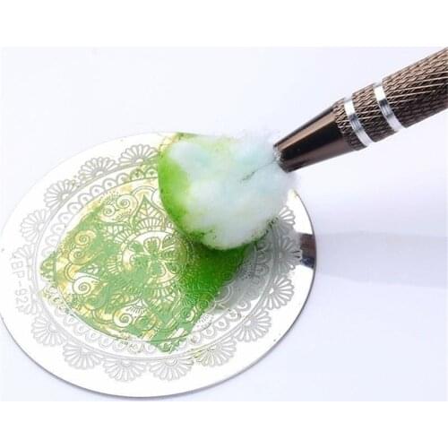 Metal Manicure Cotton Claw Pen Picker Cleaning Nail Art Stamping Template Clean Stamp Plate Polish Gel UV Acrylic Remover Tool