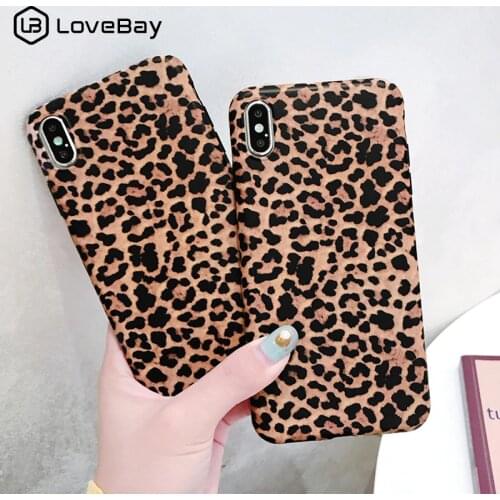 Lovebay Leopard Print Phone Case Cover For Iphone 11 Case Luxury Soft Fashion Cases For iphone 12Pro XS Max XR X 7 8 Plus SE2020