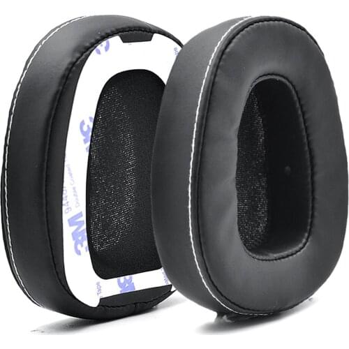 New 1 Pairs Black Ear Pads Cushion Earpads Earmuffs with Tape for Skullcandy Crusher Over Ear Wired Headphone