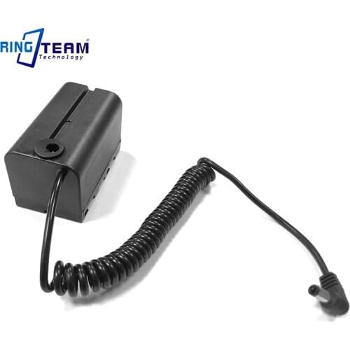 NP-F750 Battery Case DC Coupler Replace SONY F970 F770 F550 F570 F980 F990 F750 for Monitor Panels YongNuo NangGuan Light Lamp