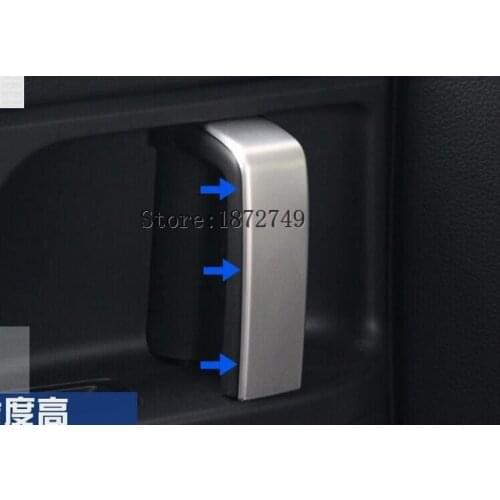 Stainless steel Middle Door Handle Cover trim 2pcs Accessories For VW volkswagen sharan 2012-2015