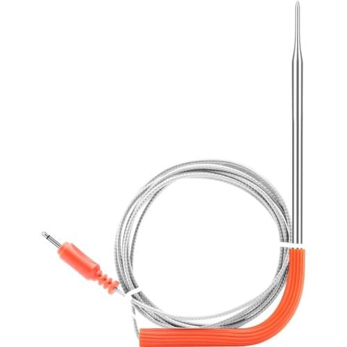 Inkbird BBQ Stainless Steel Food-Grade Meat Probe for BBQ Digital Thermometer Meat Sensor with Optional Color for IBBQ-4T