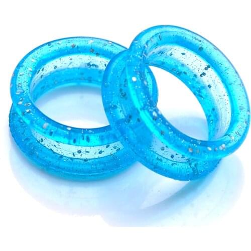 Barber use 100pcs/lot silicone Finger Rings fit any Scissors Inserts Haircutting Styling Scissor Accessories Salon Scissor Parts