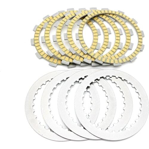 Motorcycle clutch plate steel plate and friction disc kit For Suzuki DR250S VL250 Intruder LC GN250 GN250E GW250 Inazuma TU250