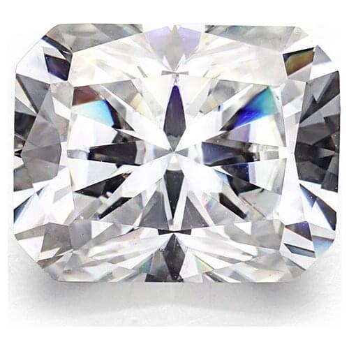 Wuzhou Zhanhao Loose Gemstones DEF Color Radiant Excellent Cut Moissanite Diamond Wholesale Price