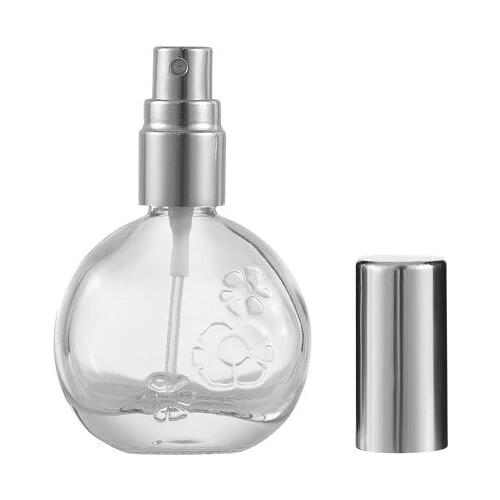 13 ML Perfume Bottle Empty Clear Gold Silver Refillable Cosmetic Container Makeup Packaging Portable Perfume Spray Pump Bottle