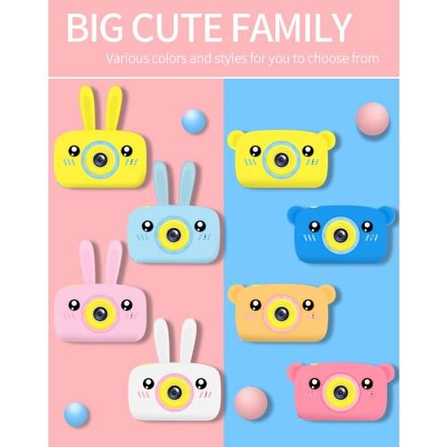 2.0'' Inch Lcd 1080p 1200w Pixel Mini Children Digital Cameras Kids Toys 5 Years Boy Toddler Boy Toys Kid Camera Age 3-4 Kids