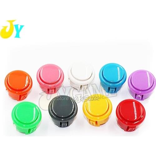 5pcs/lot Copy sanwa push button silent 30mm push button for DIY Arcade game kit DIY Arcade fighting game kit