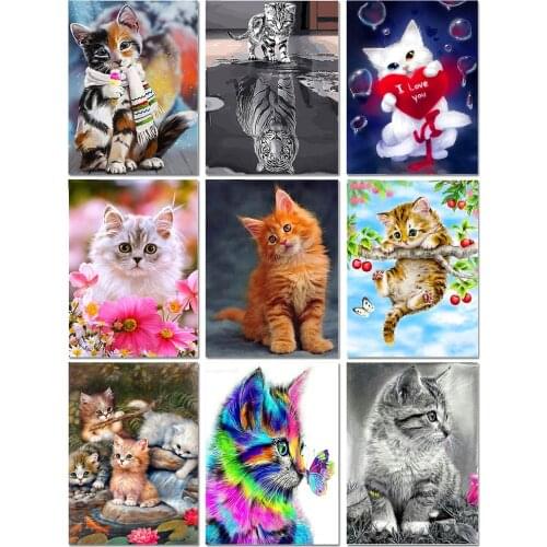 Diamond Embroidery Rhinestones Painting Diamond Mosaic Paintings Full Square Diamond Painting Animal Gift Handmake Jq709