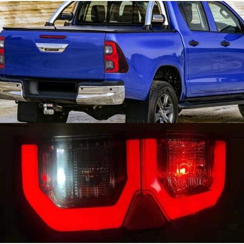 CSCSNL 1 Set Car Led Taillights Brake Lamp Reverse Rear Tail light Lamp For Toyota Hilux Revo 2015 2016 2017 2018 2019 2020 2021