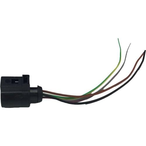 For Passat B5 B7 CC Touran Tiguan Golf for Skoda Water Temperature Sensor Connector Plug 4 Pins Wiring Harness 4B0 973 712