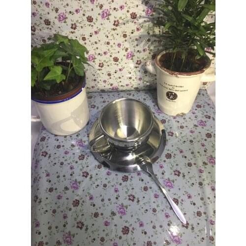 Coffee Cup Household 304 Stainless Steel Coffee Cup Make Tea Cup Creative Milk Tea Cup