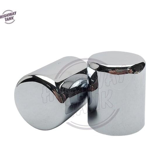 2 Pcs Chrome Motorcycle Docking Hardware Point Covers Kit case for Harley Touring 2009 2010 2011 2012 2013 2014 2015 2016