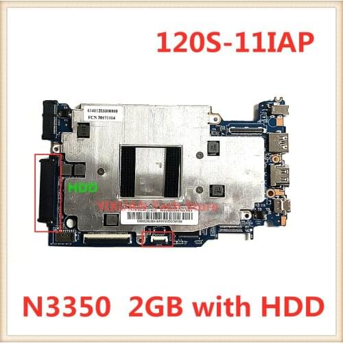 120S_MB_V1.0 for Lenovo 120S-11IAP S130-11IGM notebook computer motherboard CPU N3350 RAM 2GB with HDD interface 100% tested OK