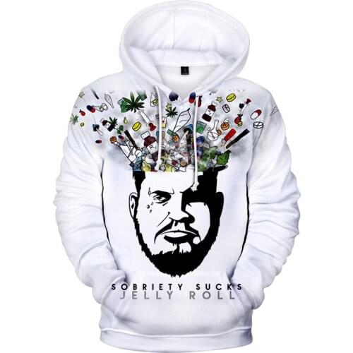 Kawaii Hoodie Jelly Roll 3D Hoodie Fashion Women Hoodies Sportswear Kids Hooded Streetwear Women/Men Hooded Jelly R Kids Clothes