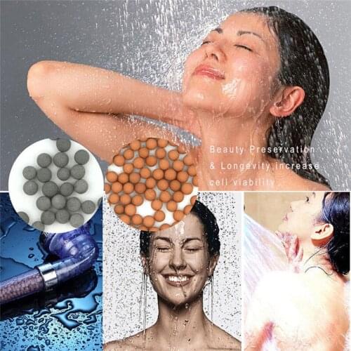 Negative Ion SPA Filtered Shower Multifunction Adjustable Shower Head with Shower Hose Three Shower Mode Head Bathroom