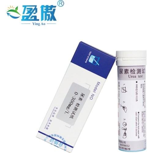 Urea test strip Measurment range 0-25-50-100-200-300mg/L
