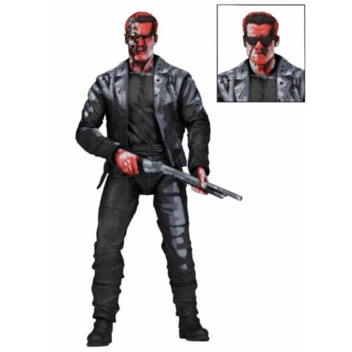 NECA Movie Predator VS Alien Science Monster Toys Enfocer Predator Action figure Model