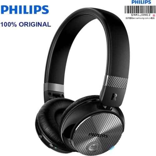 Original Philips Headphones SHB8850 Active Noise Cancelling Wireless Bluetooth NFC Headset with Microphone for Mobile Phone