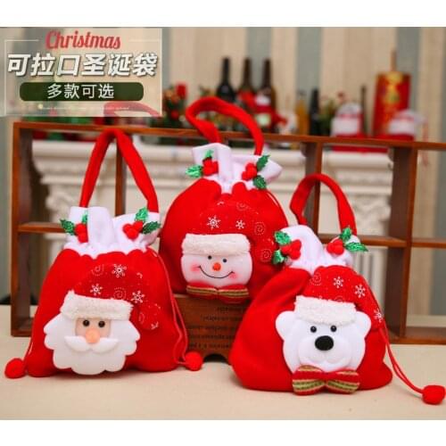 Christmas decorations Christmas Gift Bag Christmas Candy Bag handbag