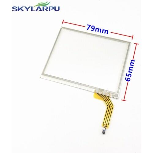 Skylarpu New 3.5" inch 79mm*65mm TouchScreen for Garmin Zumo 400 500 450 550 3.5 QVGA.Mod & TP Touch Screen Digitizer Glass