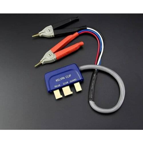 Universal Handheld LCR Digital Bridge Test Clamp Kelvin Clamp SMD Patch Component Test Pen Short Circuit