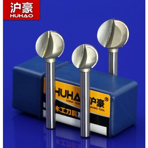 1pc 6mm SHK making mould CNC bits for wood root carving CNC woodworking round 3 engraving knife