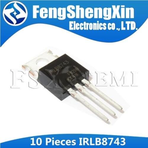 10pcs IRLB8743PBF TO220 IRLB8743 TO-220 Power MOSFET