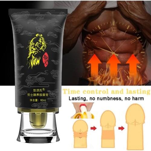60ml herbal penis delay cream dick enhancer long-lasting erection massage cream repair gel delay sex time