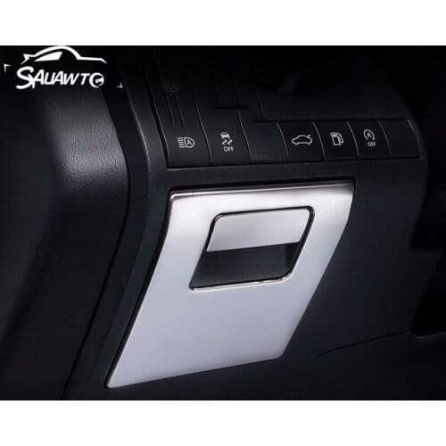 Stainless Steel Car Main Driving Storage Box Handle Cover Trim Sticker For Toyota Camry 70 XV70 2018 2019 2020 Accessories