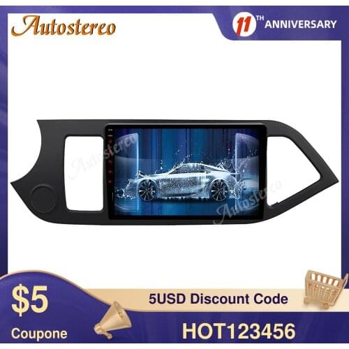 Wireless Carplay For KIA PICANTO MORNING 2012-2015 Android 10 DSP Auto Stereo Car GPS Navigation Car Multimedia Player Head Unit