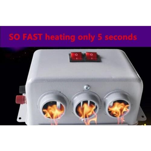 Car heater 12v Fast Heating Portable electric heating Appliances with 3 air flow fan for windscreen defroster mirror Defogger