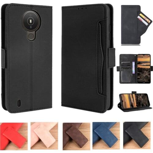 Luxury Flip Leather Case for Nokia 1.4 5.4.7.3 8.3 3.4 2.4 1.3 5.3 7.2 8.1 3.2 2.2 X10 C1 C2 C3 Shockproof Full Protection Capa