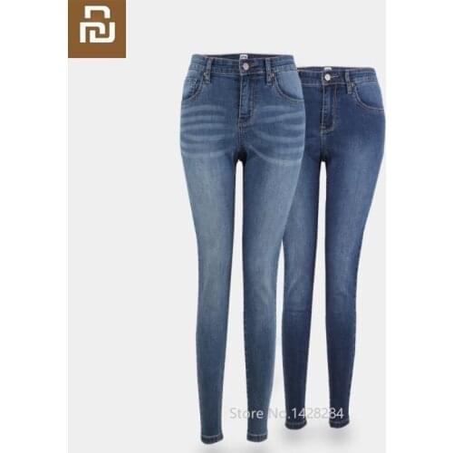 Youpin Cottonsmith High elasticity Slim jeans Skin friendly Breathable comfort Sexy Skinny Pants Casual Small Feet Trousers
