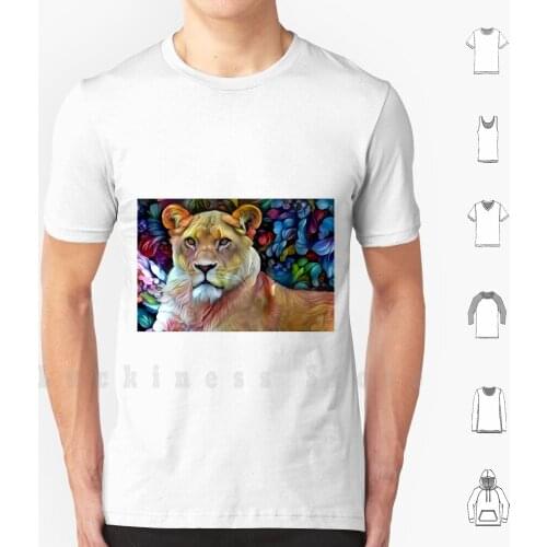 Mama Lion T Shirt DIY Cotton Big Size S-6xl Lion Mama Lion Female Lion Mother Lion Majestic Beast Animal Cat Big Cat