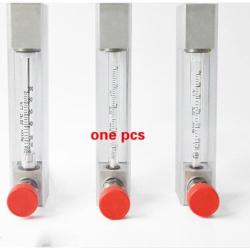 LZB 3mm high precision Plexiglass flow meter 0.3-250L/h Rotameter Liquid Flowmeter with control valve water Air Flow Meter