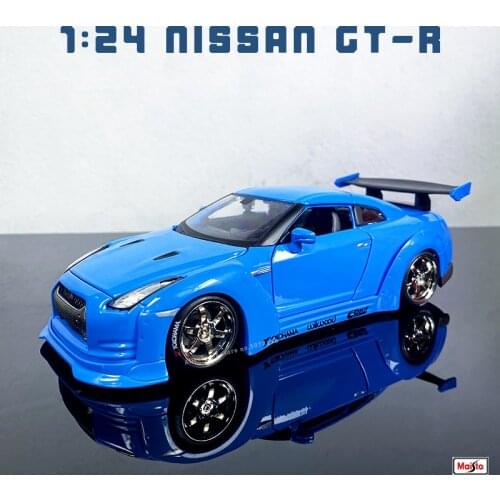 Maisto 1:24 NEW Nissan GTR TKMOD Alloy car model collection gift toy boys Toys