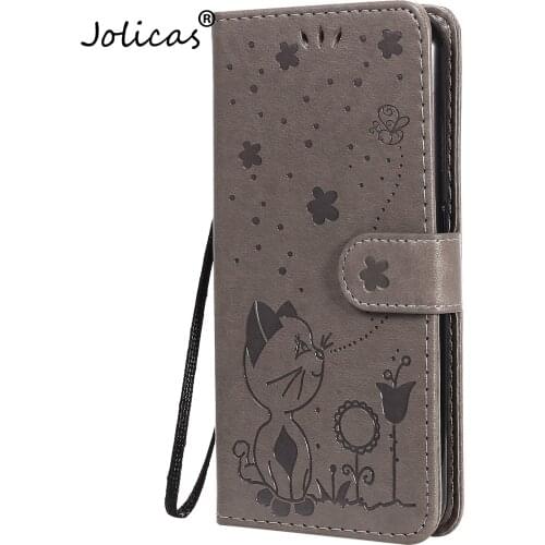 Bee PU Leather Flip Book Phone Cover For Samsung M30S Cases Mobile Galaxy case M21 M01 M51 M11 Eurasian version M31S M31 Estuche