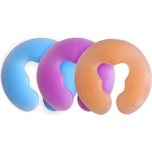 1pcs 650g Soft Silicon Spa U Shape Massage Pillow Spa Gel Pad Face Relax Body Massage Cradle Cushion Health Care