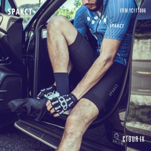 Spakct Summer Cycling Pants Mens Mountain Bike Shorts Breathable Sponge Cushion Road Bike Cycling Shorts Black Five Points