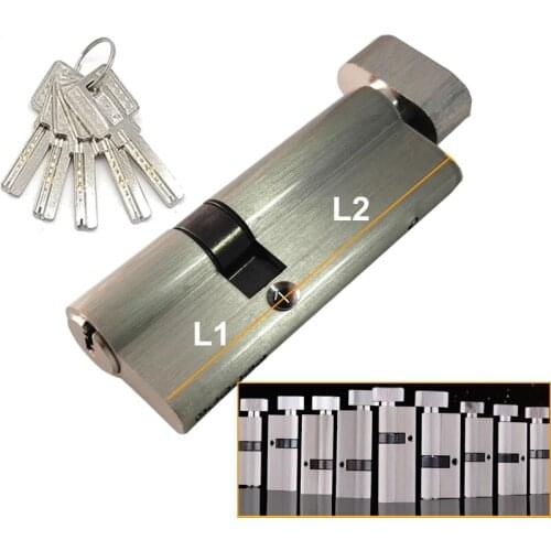 Special custom,Security door Center asymmetry lock cylinder ,with knob, Plastic steel aluminum alloy door Eccentric lock core