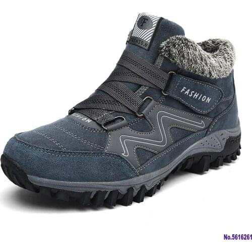 Super Warm Men Winter Boots Unisex Quality Thickest Snow Boots Men Warm Waterproof Winter Shoes Mens Ankle Boots With Fur