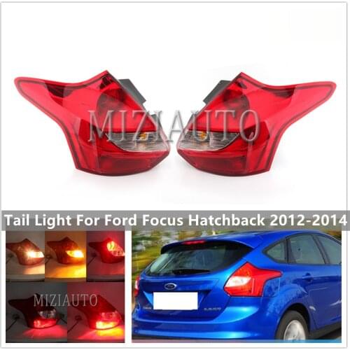 Rear Tail Light For Ford Focus Hatchback 2012 2013 2014 Assembly Car Produce Rear Brake Fog Turn Signal Car Accessories