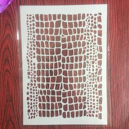A4 29 * 21cm grid Mandala DIY Stencils Wall Painting Scrapbook Coloring Embossing Album Decorative Paper Card Template
