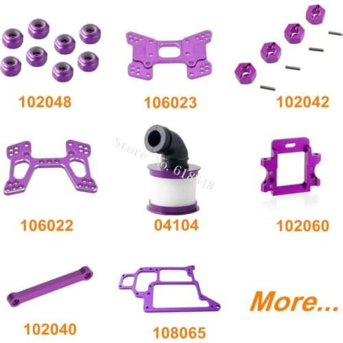 HSP Warhead Upgrade Parts for 1/10 Scale Nitro Power Off Road Buggy 94106 94105 STORMER Alloy Spare Replacement