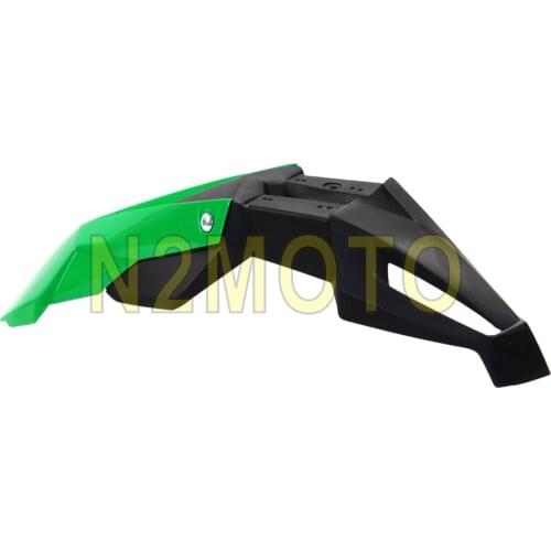 Green+Black Motorcycle Front Fender Motocross Dirt Bike Mudguard Mud Cover For KAWASAKI KLX 250 450 DRZ KX YZ WR