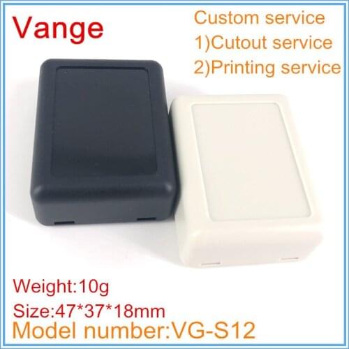 1pcs/lot small extrusion shell junction box 47*37*18mm ABS plastic case diy enclosure for PCB module device