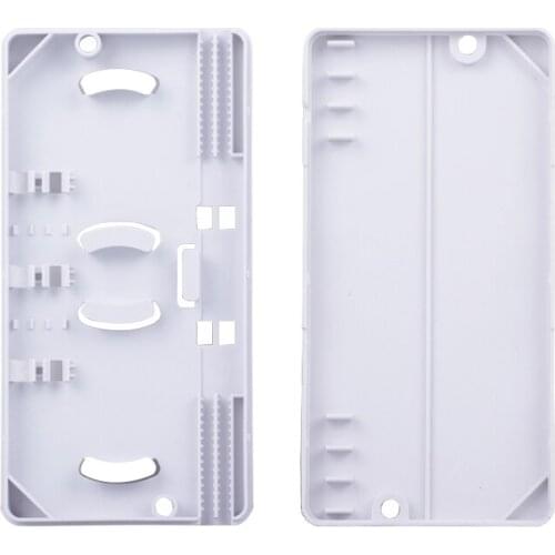 20pcs Drop cable protection box Optical fiber Protection box heat shrink tubing to protect fiber splice tray 2 into 2 out,and du