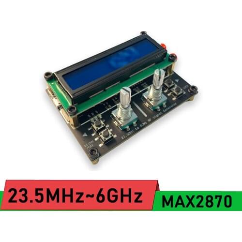 23.5MHz~6000MHZ MAX2870 RF signal source SMA differential output frequency sweep USB POWER